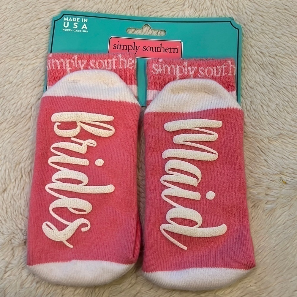 New Simply Southern Brides Maid Socks gift
